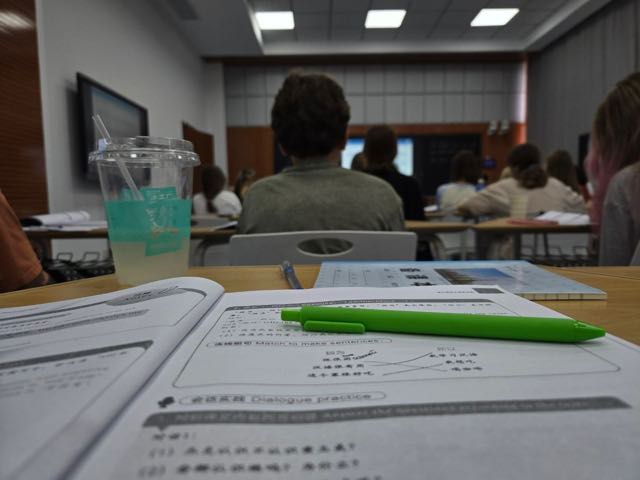 Занятие по китайскому языку